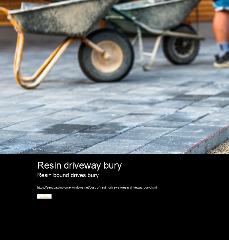 Resin driveway bury