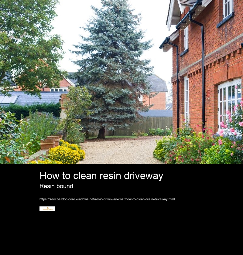 How to clean resin driveway